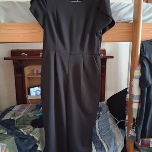 Calvin Klein Black Long Sleeve Dress